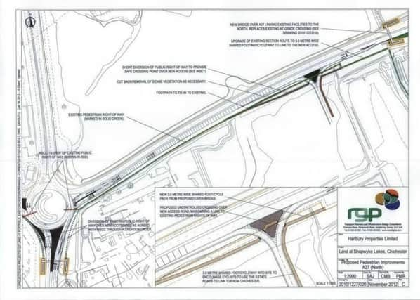 Planning document (2012) Shopwhyke Lakes 11_05283_OUT-PROPOSED_PEDESTRIAN_IMPROVEMENTS
_A27__NORTH__-__A3_-1777037 SUS-180427-112614001