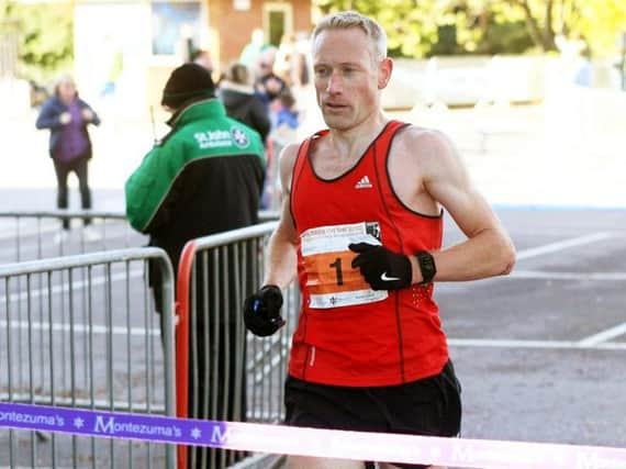 James Baker wins his seventh Chi Half / Picture by Derek Martin