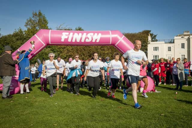 Runners and walkers set off from Beach House Grounds in Worthing