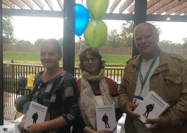 Sue Livett, managing director of Aldingbourne Country Centre, Helen Rodgers, chair of Reaching Families, and cllr David Simmons, SEND Advisor to WSCC Cabinet