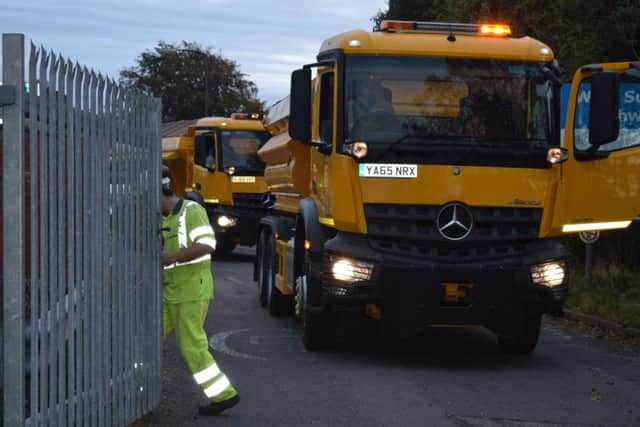 The gritters are ready