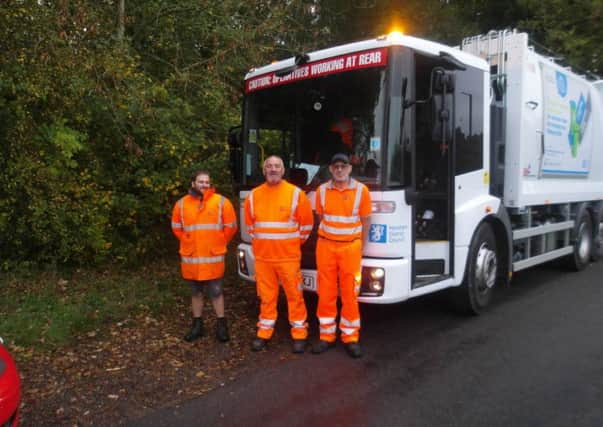 From left; Alan Swainson, Trevor Dunbrill and Sean Garnham