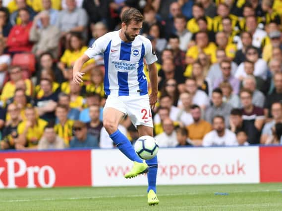 Albion midfielder Davy Propper is ruled out of today's match. Picture by PW Sporting Photography