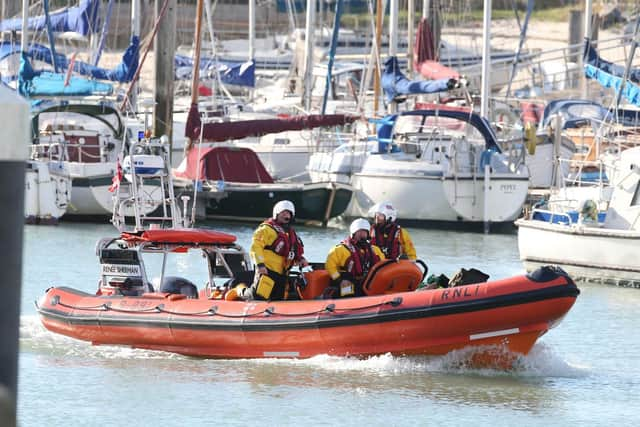 The emergency services are at the scene of an incident in Littlehampton Harbour this morning