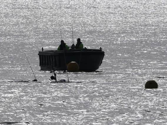 The boat wreck near the entrance of Littlehampton Harbour