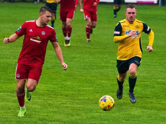 Ollie Pearce missed a couple of chances in Worthing's FA Cup defeat. Picture by Tommy McMillan