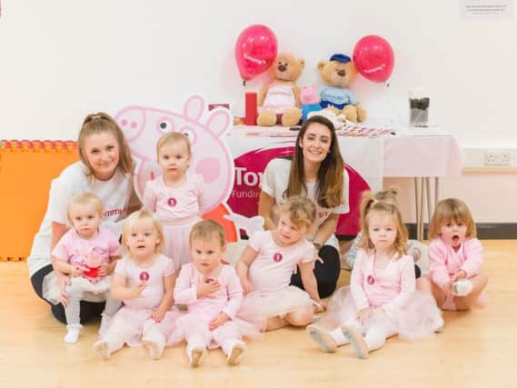 Pupils from babyballet Bognor Regis and Rustington at St Peter and St Paul Church hall in Rustington for the Peppa Pig themed Danceathon