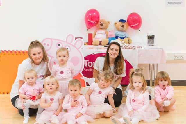 Pupils from babyballet Bognor Regis and Rustington at St Peter and St Paul Church hall in Rustington for the Peppa Pig themed Danceathon