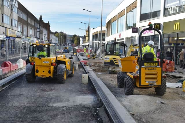 Eastbourne town centre Improvement scheme (Photo by Jon Rigby) SUS-180111-110230008