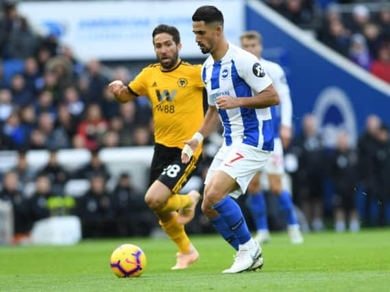 Beram Kayal in action against Wolves. Picture by PW Sporting Photography