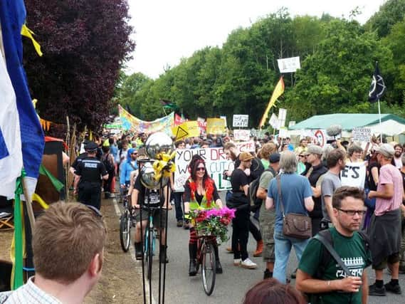 Balcombe Fracking Protests By Robin Webster