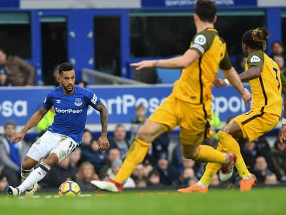 Action from Brighton's match at Everton last season. Picture by PW Sporting Photography