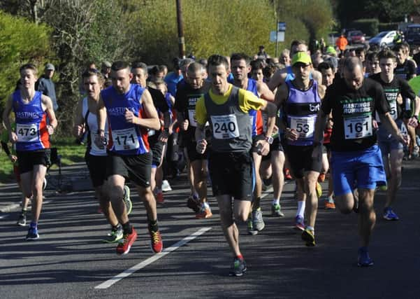 Runners set off at the start of the 2017 Beckley 10K