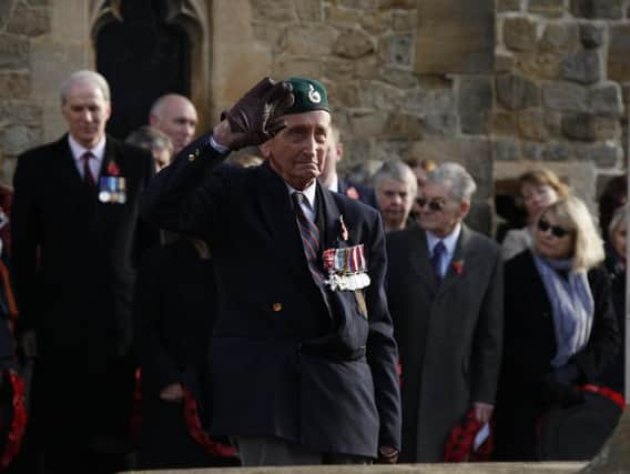 Remembrance Day 2017. Picture by Clive Bennett