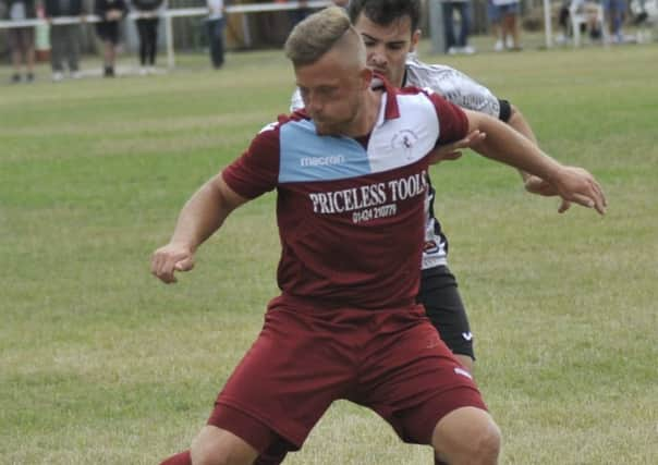 Jamie Crone struck twice in Little Common's 3-1 victory away to Horsham YMCA