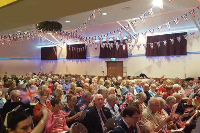 Rustington Parish Council and the Littlehampton Concert Band hosted a  Lest We Forget Concert at The Woodlands Centre in Rustington