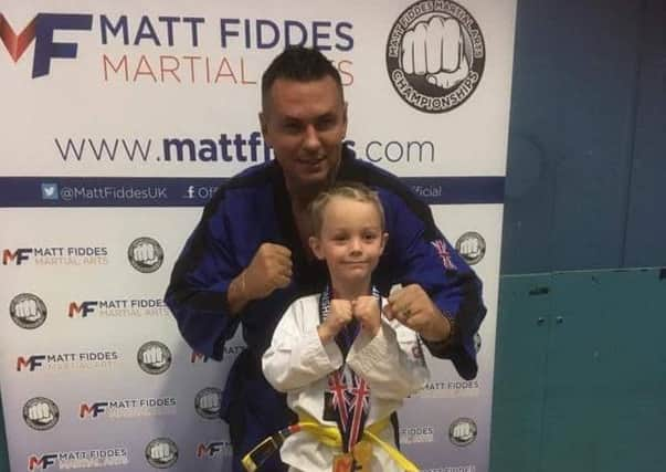 Ollie Farmer with Matt Fiddes