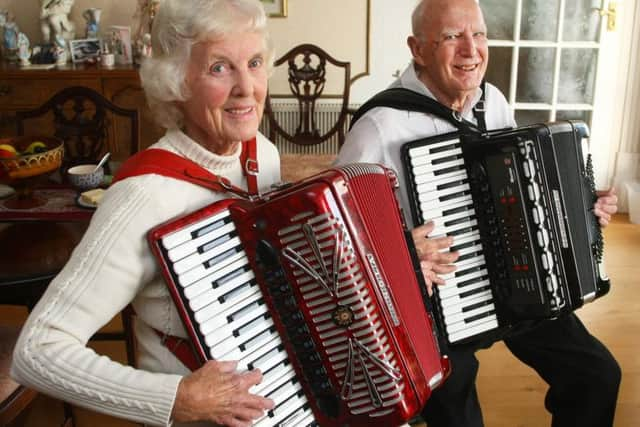 Shirley Verenne and Bill Perkins. Picture: Derek Martin