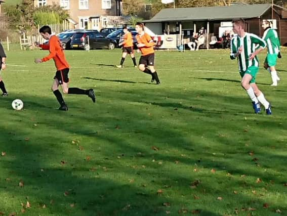 Action between East Dean and Felpham Colts