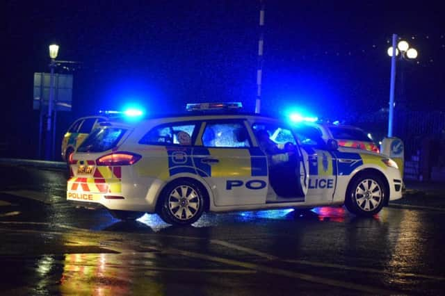 Police on scene after the collision on Eastbourne's Grand Parade, photo by Dan Jessup