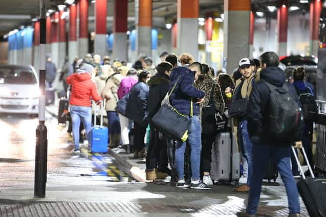 GATWICK DRONE INCIDENT  - TWO DRONES SPOTTED IN GATWOCKS AIRSPACE, AIRPORT STILL CLOSED 00.46 HRS - 02.23 PASSENGERS GETTING SHIPPED OUT TO HOTELS NOW