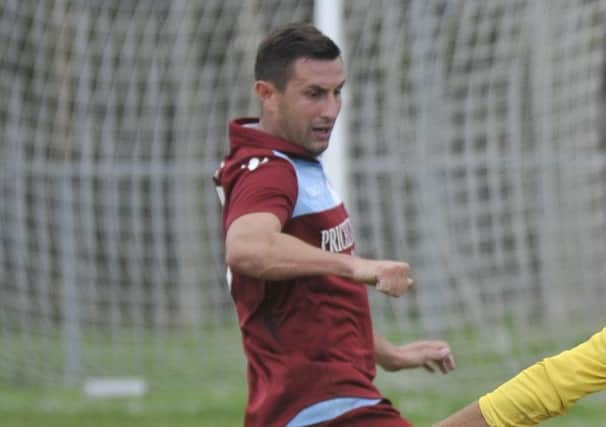 Lewis Parsons was Little Common's man of the match in the 0-0 draw with Langney Wanderers