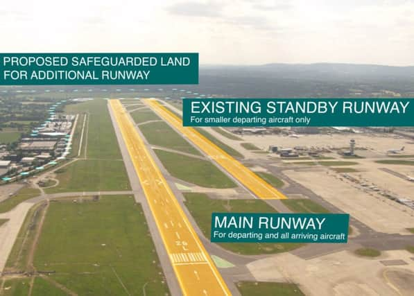 Gatwick - the three scenarios