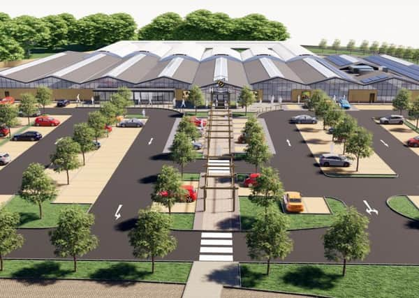 Artist's impression of a Â£15m expansion at Haskins Garden Centre, Snowhill, Copthorne SUS-190201-123630001