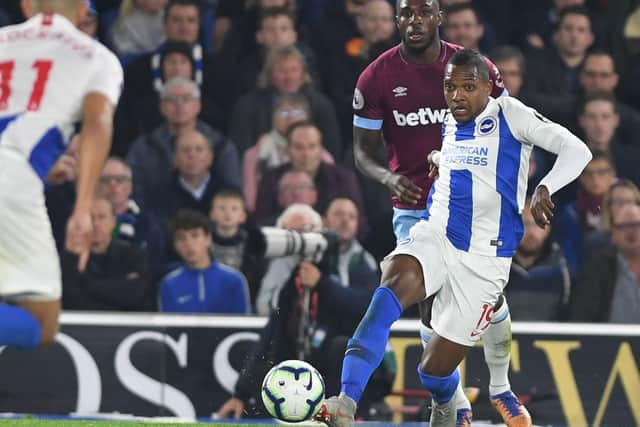 Jose Izquierdo scored wonder goals in both games against West Ham last season