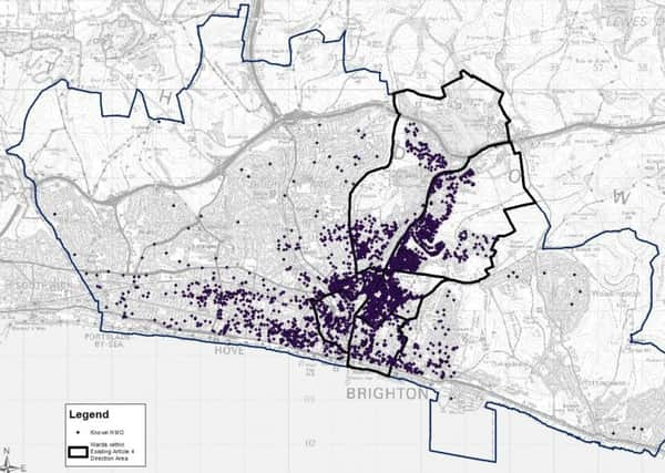 Brighton and Hove known HMOS