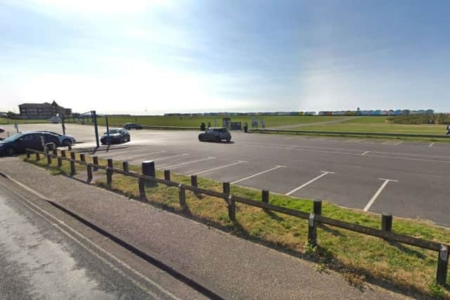 Beach Green car park Lancing. Photo: Google Images