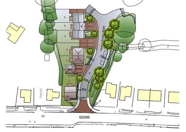 Layout of homes planned in Punnetts Town