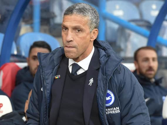 Brighton manager Chris Hughton. Picture by PW Sporting Photography