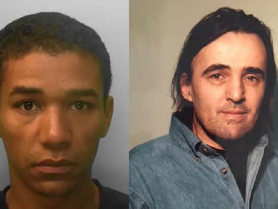 Sergio Lemori (left) was jailed for the murder of Andrew OConnell (right)