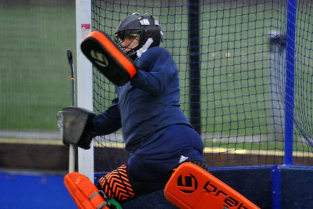 Horsham v Slough hockey. Joe Elgar. Pic Steve Robards SR1901198 SUS-190121-130640001