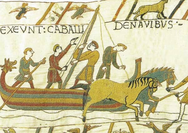 A section of the Bayeux Tapestry