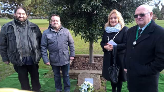 Left to right: Father James from St Nicolas' Church, councillor Lee Cowen (Mash Barn ward), councillor Joss Loader (chairman of Adur District Council) and councillor George Barton (vice-chair of Adur District Council) SUS-190128-134951001