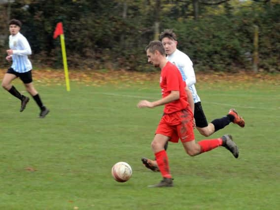 Alex Barnes was a scorer for Bosham against Montpelier / Picture by Kate Shemilt