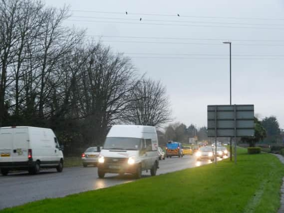 The A259 will be subject to 14.8million works, including the dualling of this section of the carriageway. Pic: Roger Green