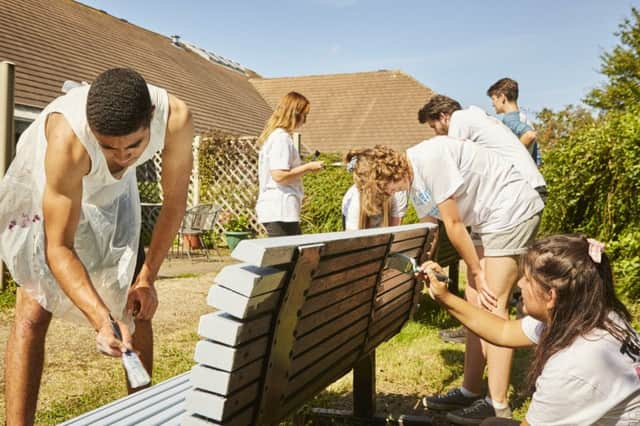 Young people taking part in the National Citizen Service (NCS) programme, SUS-180606-114702001