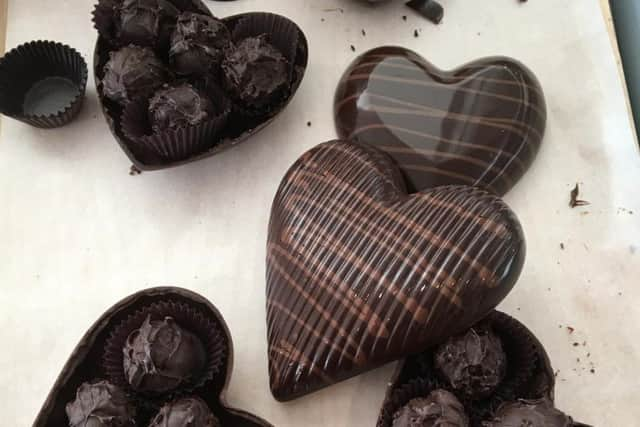 Chocolate hearts