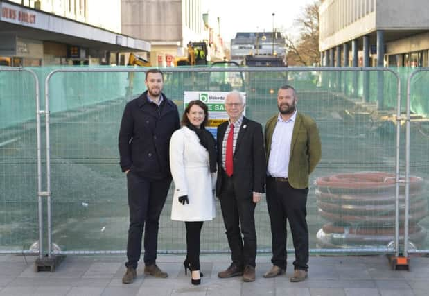 Chris Wellbelove, Blakedown, Marie Ovenden, WSCC, Cllr Peter Smith and Rhys Hutchings, Project Centre