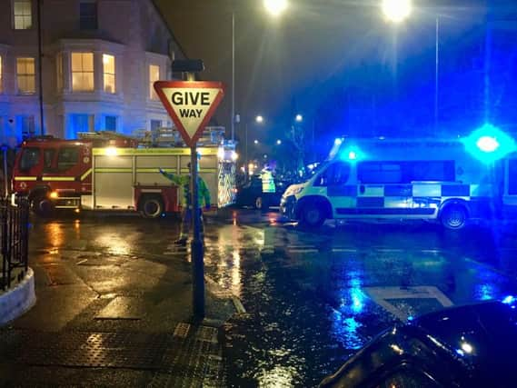 Emergency services on scene in Pevensey Road, photos by Dan Jessup SUS-190702-091556001