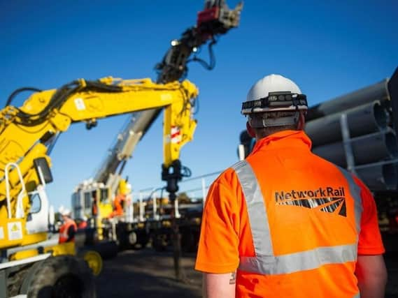 Network Rail work on the Brighton Mainline