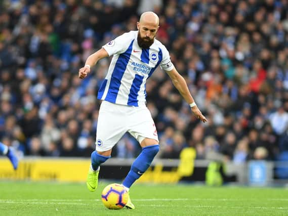 Brighton captain Bruno. Picture by PW Sporting Photography