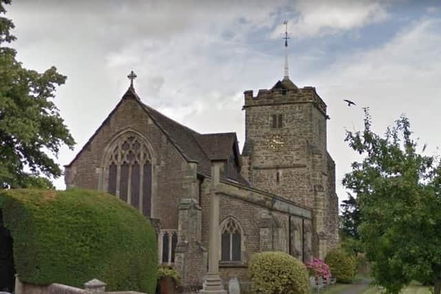 Many of the offences took place while Wilson worked at St Margaret's Church in Warnham. Picture: Google Streetview