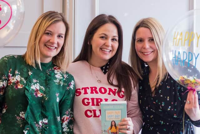 Natalie, author Giovanna Fletcher and Laura