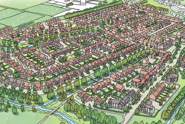 New Monks Farm plans. Photo: Adur District Council