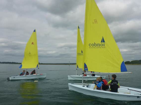 Out on the water at Cobnor