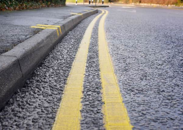 Double yellow lines